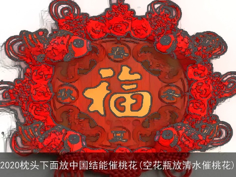 2020枕头下面放中国结能催桃花(空花瓶放清水催桃花)