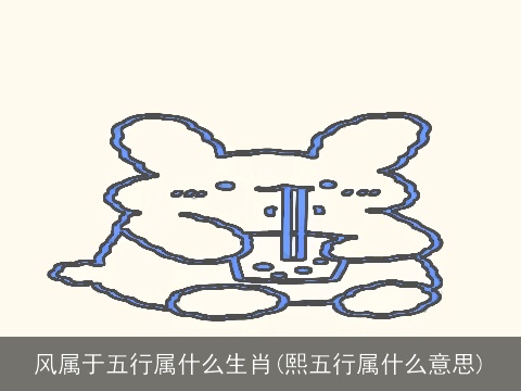 风属于五行属什么生肖(熙五行属什么意思)