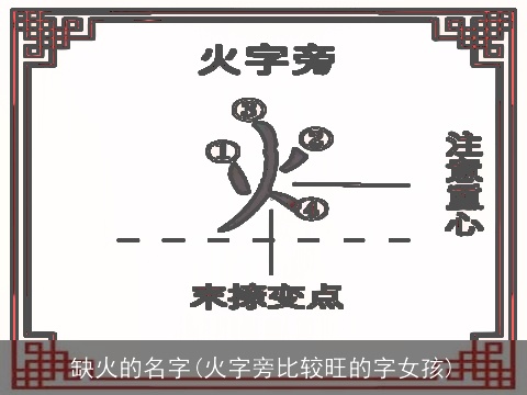 缺火的名字(火字旁比较旺的字女孩)