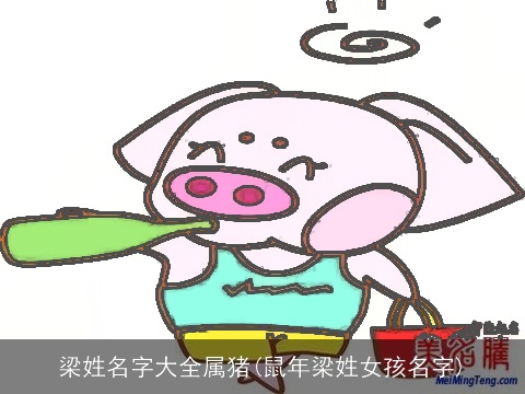 梁姓名字大全属猪(鼠年梁姓女孩名字)