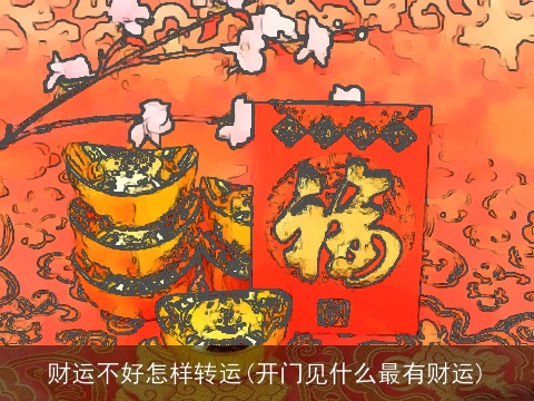财运不好怎样转运(开门见什么最有财运)