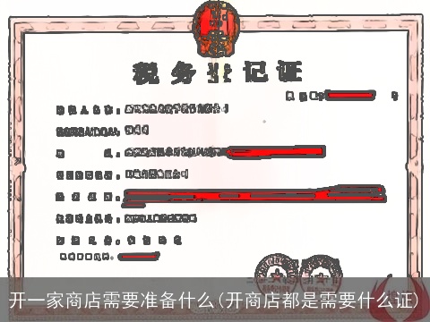 开一家商店需要准备什么(开商店都是需要什么证)