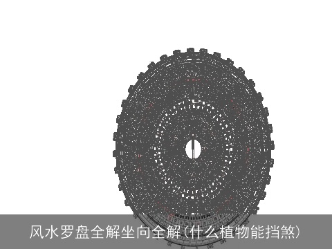 风水罗盘全解坐向全解(什么植物能挡煞)