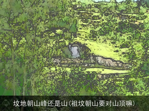 坟地朝山峰还是山(祖坟朝山要对山顶嘛)