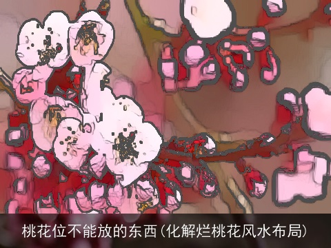 桃花位不能放的东西(化解烂桃花风水布局)