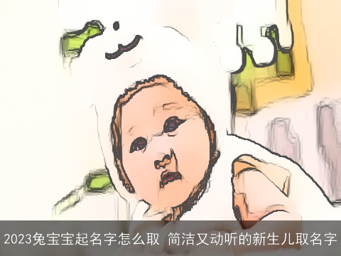 2023兔宝宝起名字怎么取 简洁又动听的新生儿取名字