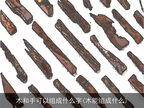 木和手可以组成什么字(木能组成什么)