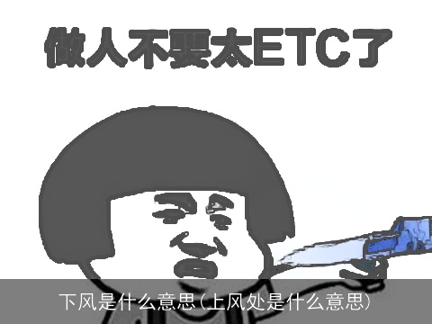 下风是什么意思(上风处是什么意思)