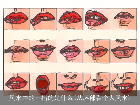 风水中的土指的是什么(从唇部看个人风水)