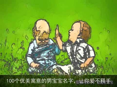 100个优美寓意的男宝宝名字，让你爱不释手
