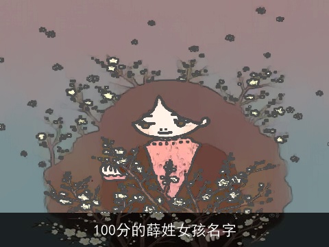 100分的薛姓女孩名字