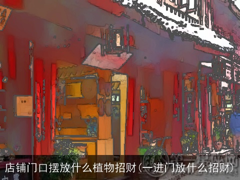 店铺门口摆放什么植物招财(一进门放什么招财)