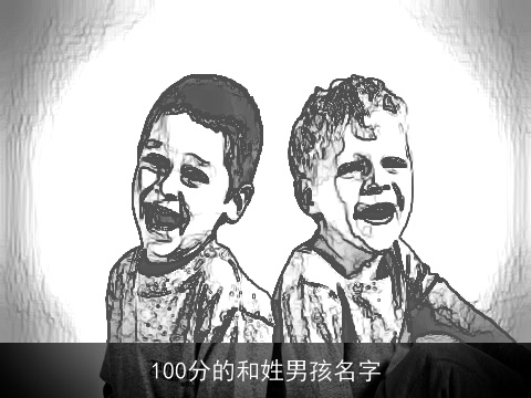 100分的和姓男孩名字