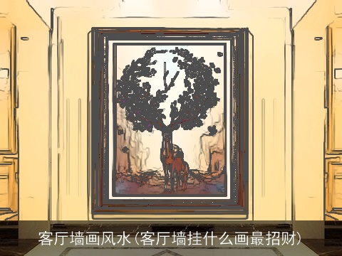 客厅墙画风水(客厅墙挂什么画最招财)