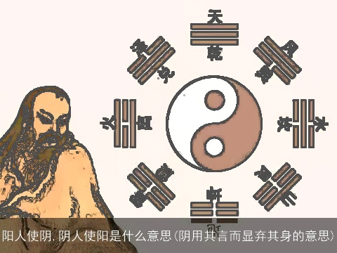 阳人使阴,阴人使阳是什么意思(阴用其言而显弃其身的意思)