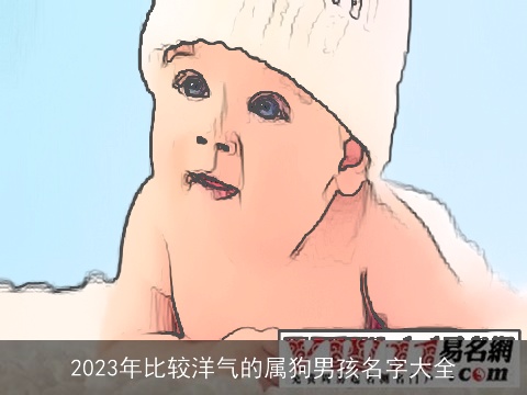 2023年比较洋气的属狗男孩名字大全
