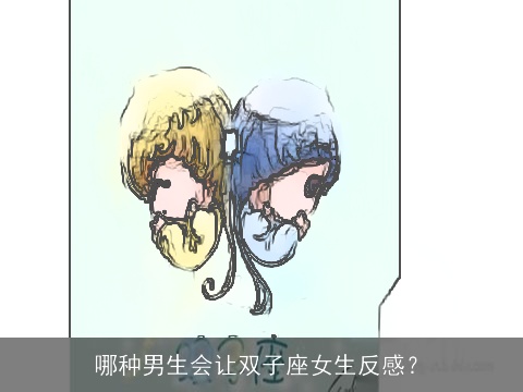 哪种男生会让双子座女生反感？