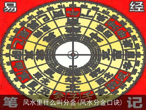 风水里什么叫分金(风水分金口诀)