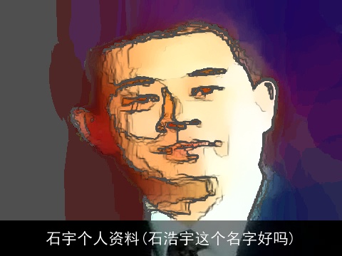 石宇个人资料(石浩宇这个名字好吗)
