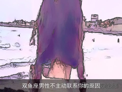 双鱼座男性不主动联系你的原因