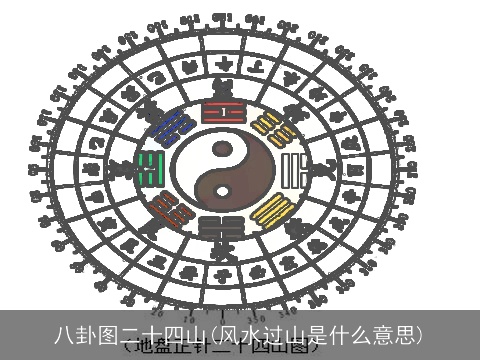八卦图二十四山(风水过山是什么意思)