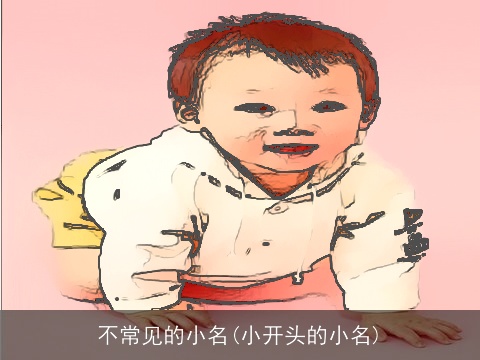 不常见的小名(小开头的小名)
