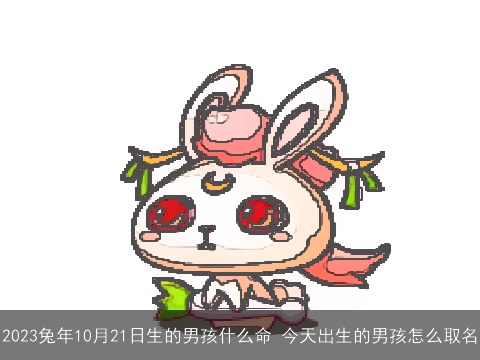 2023兔年10月21日生的男孩什么命 今天出生的男孩怎么取名