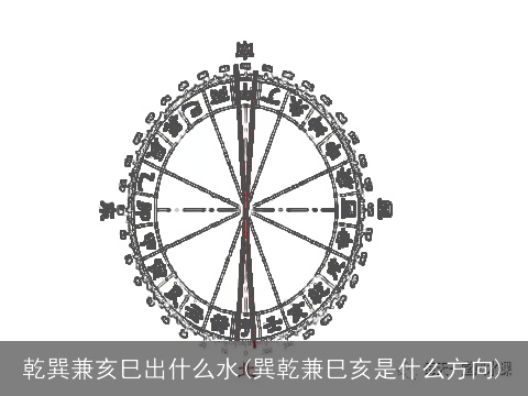 乾巽兼亥巳出什么水(巽乾兼巳亥是什么方向)