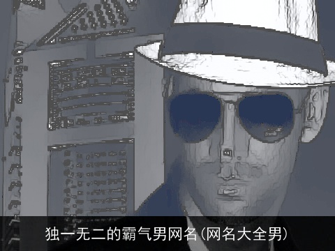 独一无二的霸气男网名(网名大全男)