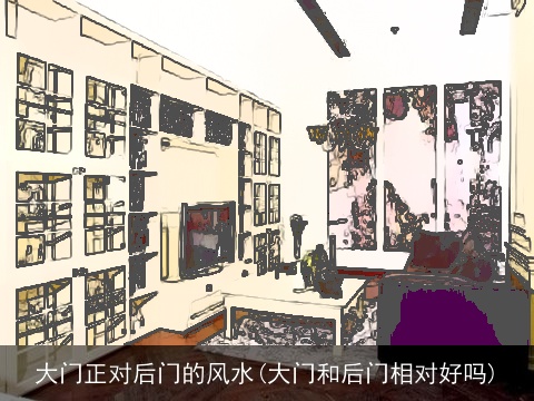 大门正对后门的风水(大门和后门相对好吗)