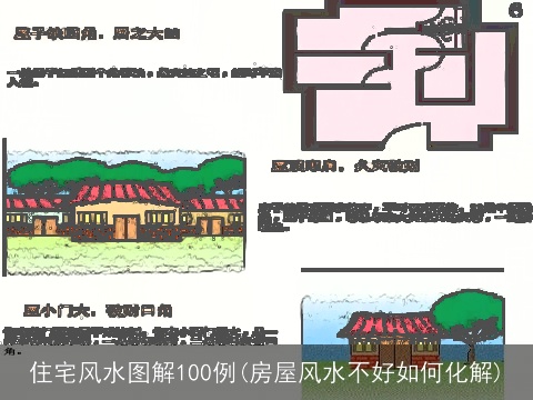 住宅风水图解100例(房屋风水不好如何化解)