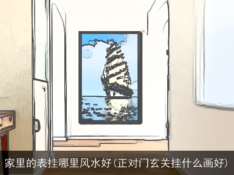 家里的表挂哪里风水好(正对门玄关挂什么画好)