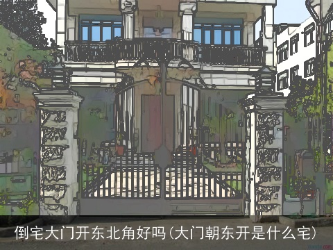倒宅大门开东北角好吗(大门朝东开是什么宅)
