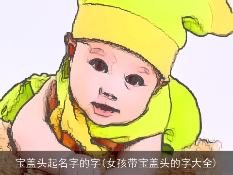 宝盖头起名字的字(女孩带宝盖头的字大全)