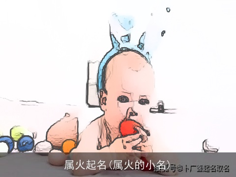 属火起名(属火的小名)