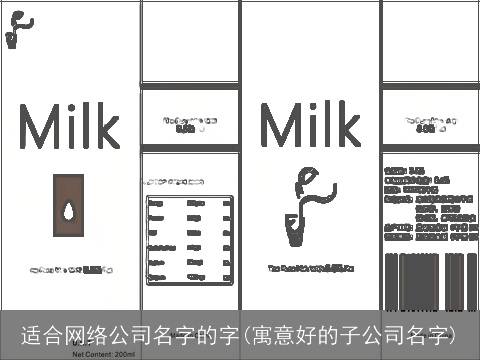 适合网络公司名字的字(寓意好的子公司名字)