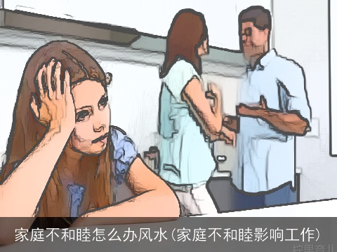 家庭不和睦怎么办风水(家庭不和睦影响工作)