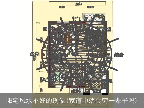 阳宅风水不好的现象(家道中落会穷一辈子吗)