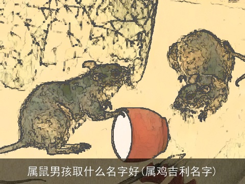 属鼠男孩取什么名字好(属鸡吉利名字)