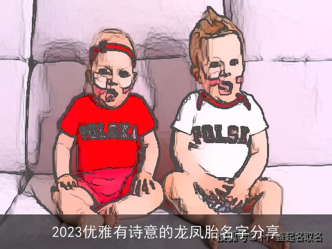 2023优雅有诗意的龙凤胎名字分享