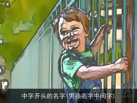 中字开头的名字(男孩名字中间字)