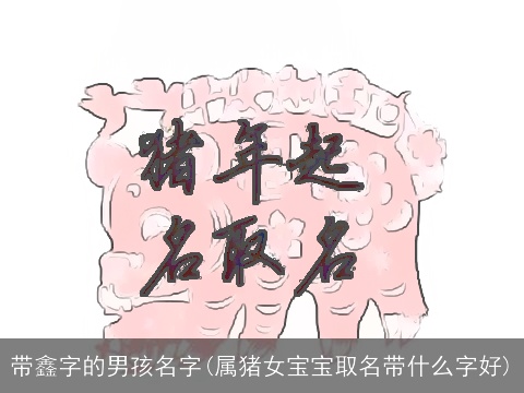 带鑫字的男孩名字(属猪女宝宝取名带什么字好)