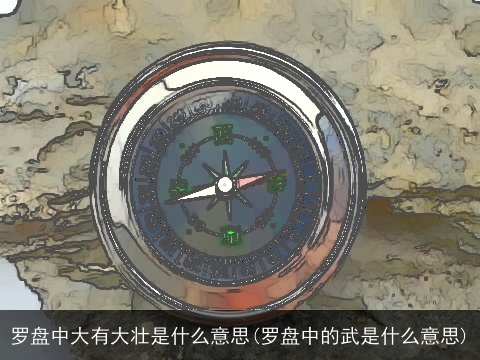 罗盘中大有大壮是什么意思(罗盘中的武是什么意思)