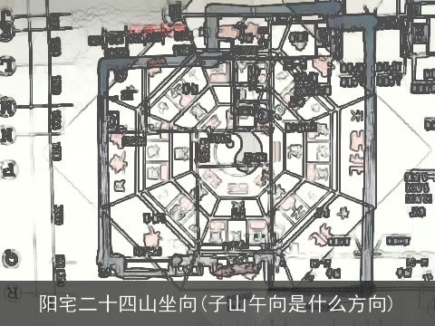 阳宅二十四山坐向(子山午向是什么方向)
