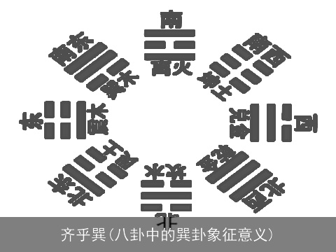 齐乎巽(八卦中的巽卦象征意义)