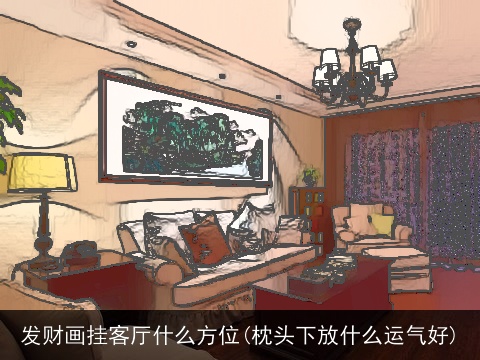 发财画挂客厅什么方位(枕头下放什么运气好)