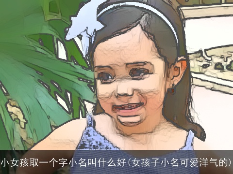 小女孩取一个字小名叫什么好(女孩子小名可爱洋气的)