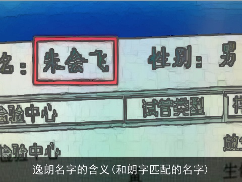 逸朗名字的含义(和朗字匹配的名字)