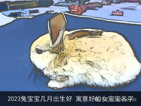 2023兔宝宝几月出生好 寓意好的女宝宝名字