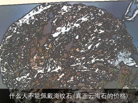 什么人不能佩戴海纹石(真正云海石的价格)